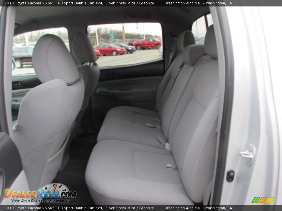 2010 Toyota Tacoma V6 SR5 TRD Sport Double Cab 4x4 Silver Streak Mica / Graphite Photo #17