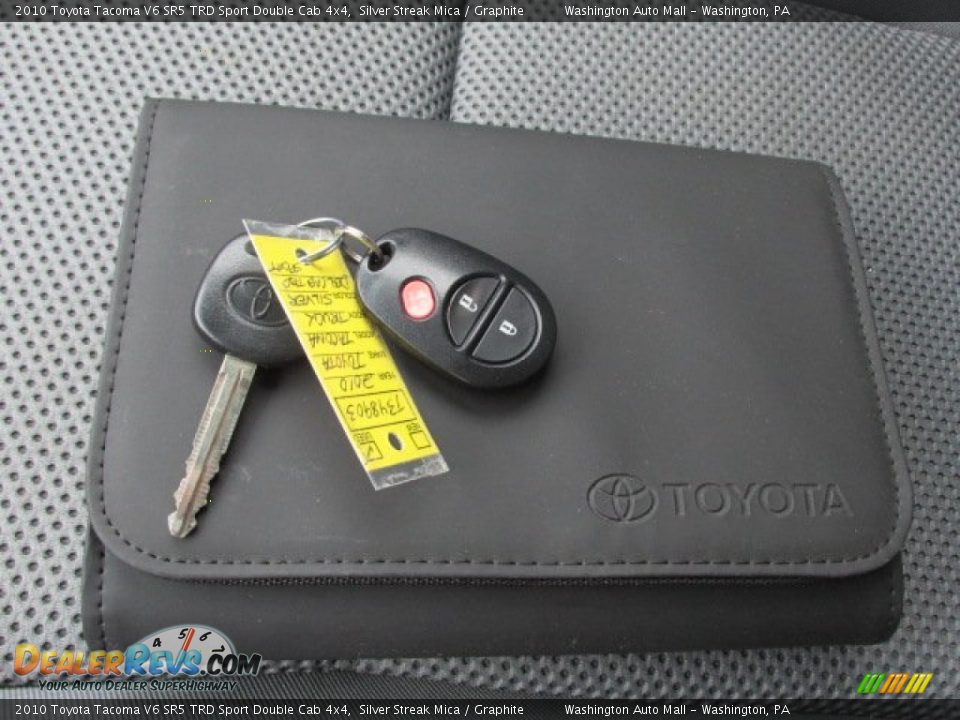 2010 Toyota Tacoma V6 SR5 TRD Sport Double Cab 4x4 Silver Streak Mica / Graphite Photo #18