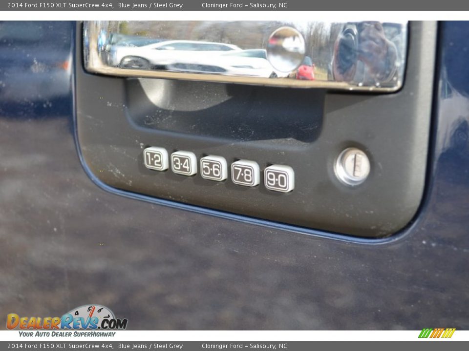 2014 Ford F150 XLT SuperCrew 4x4 Blue Jeans / Steel Grey Photo #12