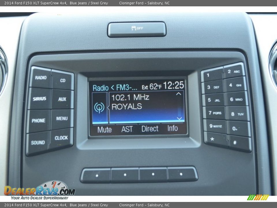 2014 Ford F150 XLT SuperCrew 4x4 Blue Jeans / Steel Grey Photo #14