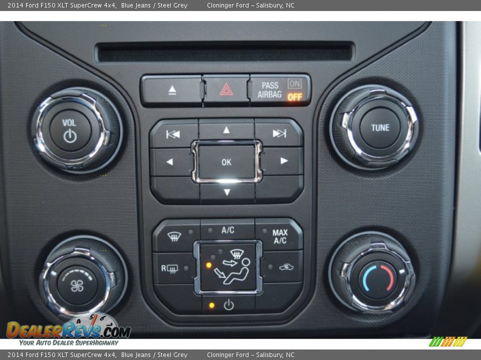 2014 Ford F150 XLT SuperCrew 4x4 Blue Jeans / Steel Grey Photo #16
