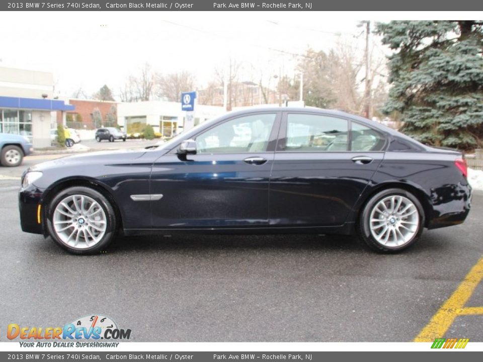 Carbon Black Metallic 2013 BMW 7 Series 740i Sedan Photo #5