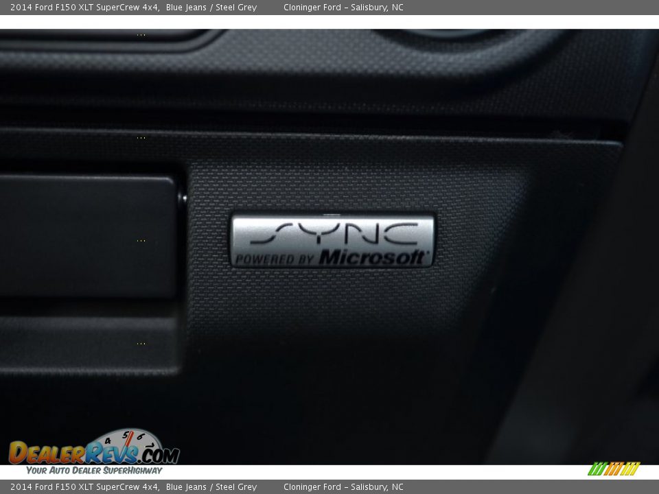 2014 Ford F150 XLT SuperCrew 4x4 Blue Jeans / Steel Grey Photo #17