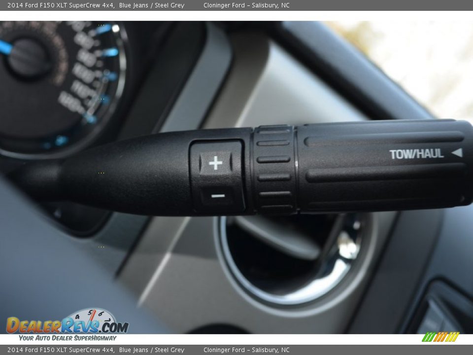 2014 Ford F150 XLT SuperCrew 4x4 Blue Jeans / Steel Grey Photo #23