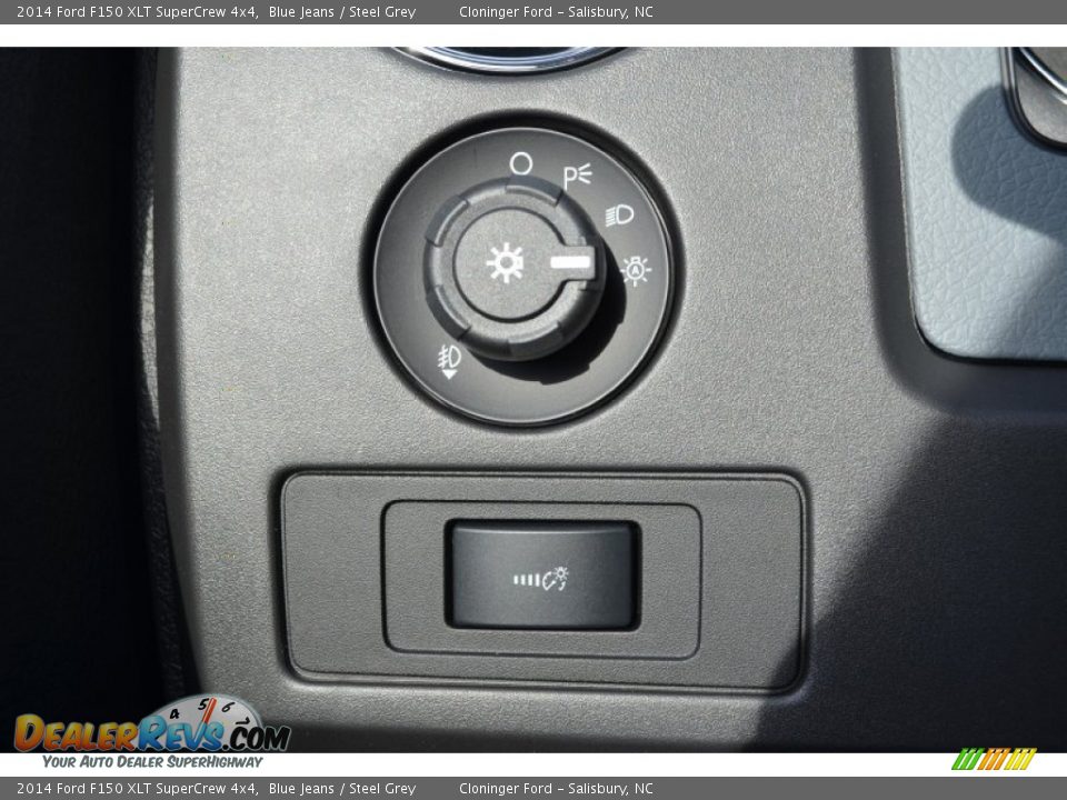 2014 Ford F150 XLT SuperCrew 4x4 Blue Jeans / Steel Grey Photo #24
