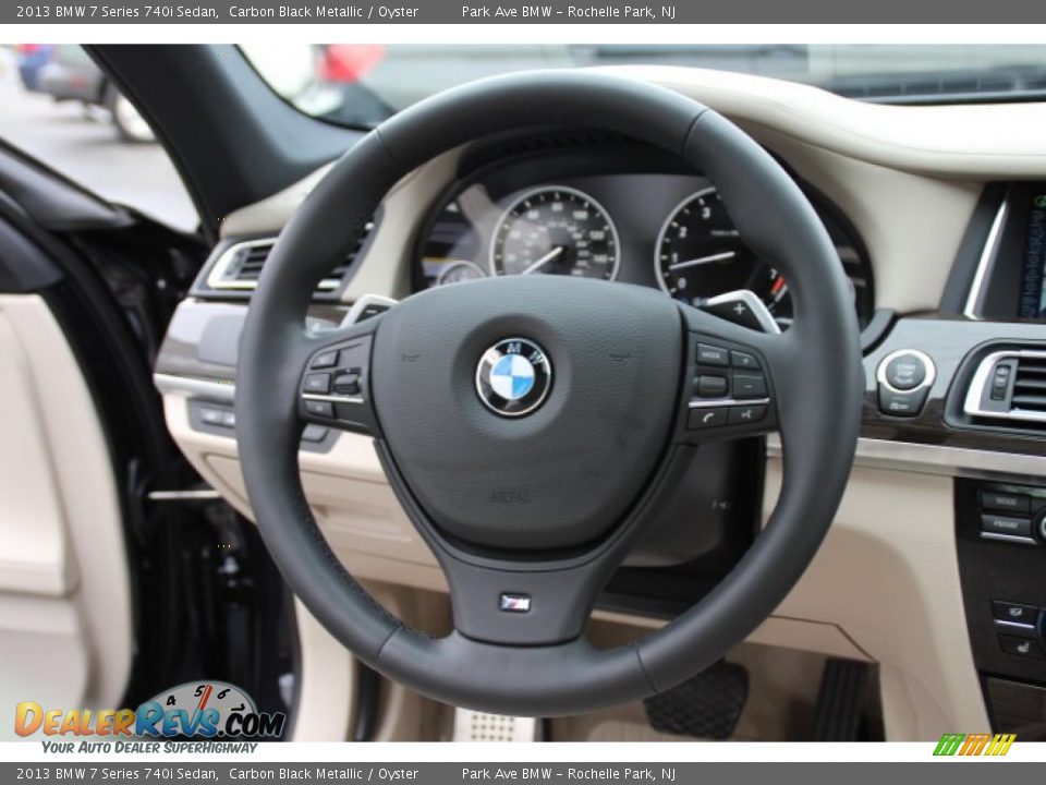 2013 BMW 7 Series 740i Sedan Steering Wheel Photo #15