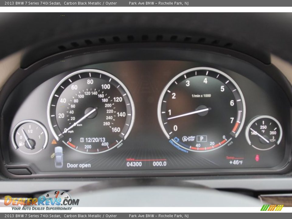 2013 BMW 7 Series 740i Sedan Gauges Photo #18