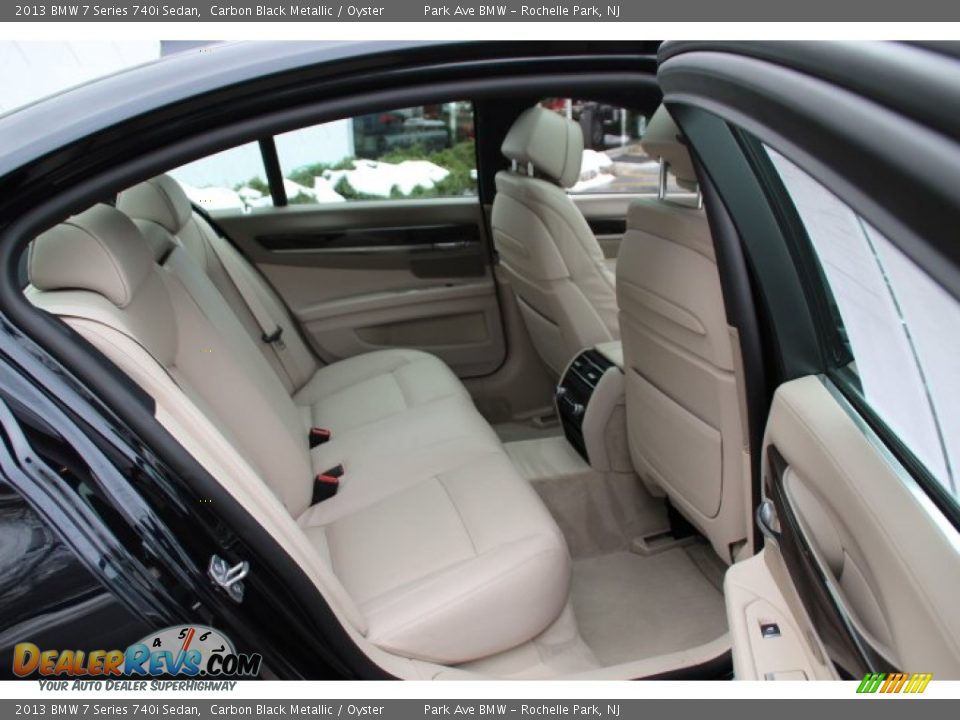 Rear Seat of 2013 BMW 7 Series 740i Sedan Photo #23