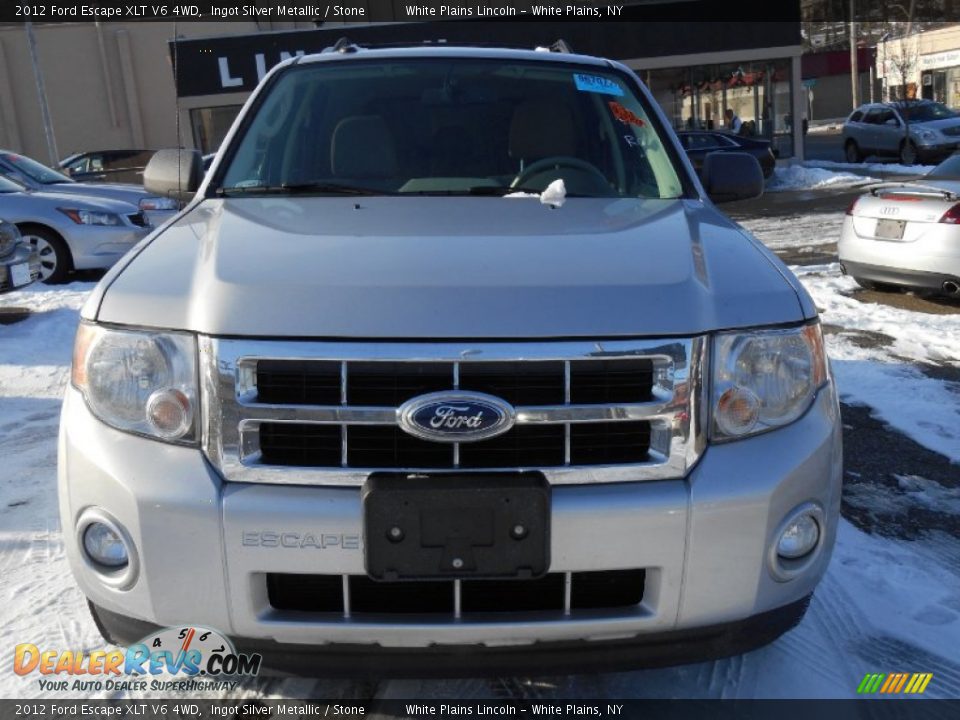 2012 Ford Escape XLT V6 4WD Ingot Silver Metallic / Stone Photo #2