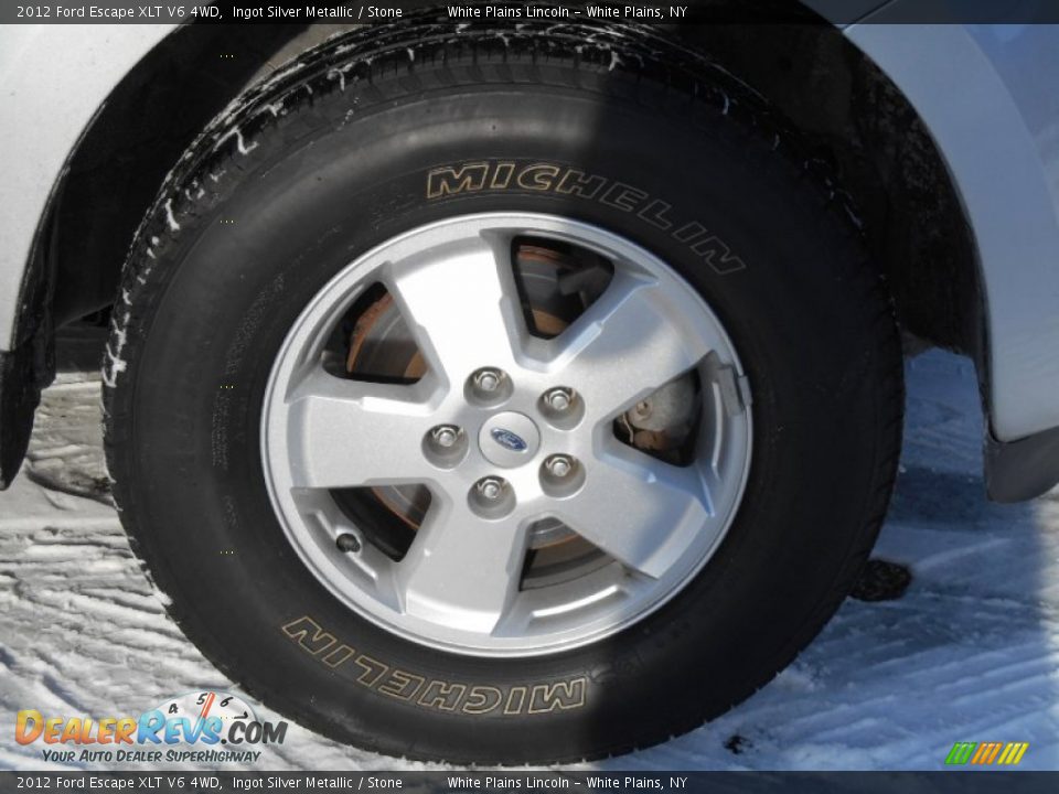2012 Ford Escape XLT V6 4WD Ingot Silver Metallic / Stone Photo #7