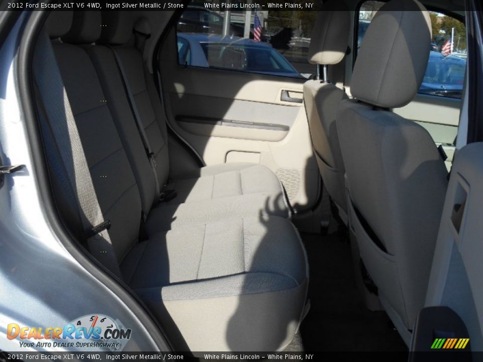 2012 Ford Escape XLT V6 4WD Ingot Silver Metallic / Stone Photo #9
