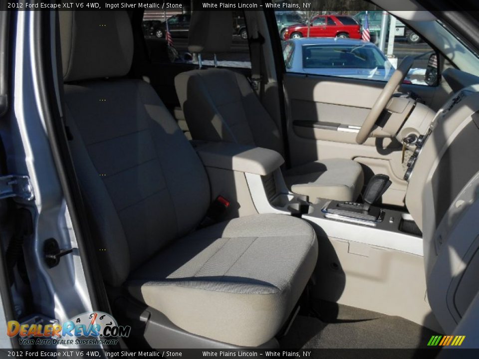 2012 Ford Escape XLT V6 4WD Ingot Silver Metallic / Stone Photo #11