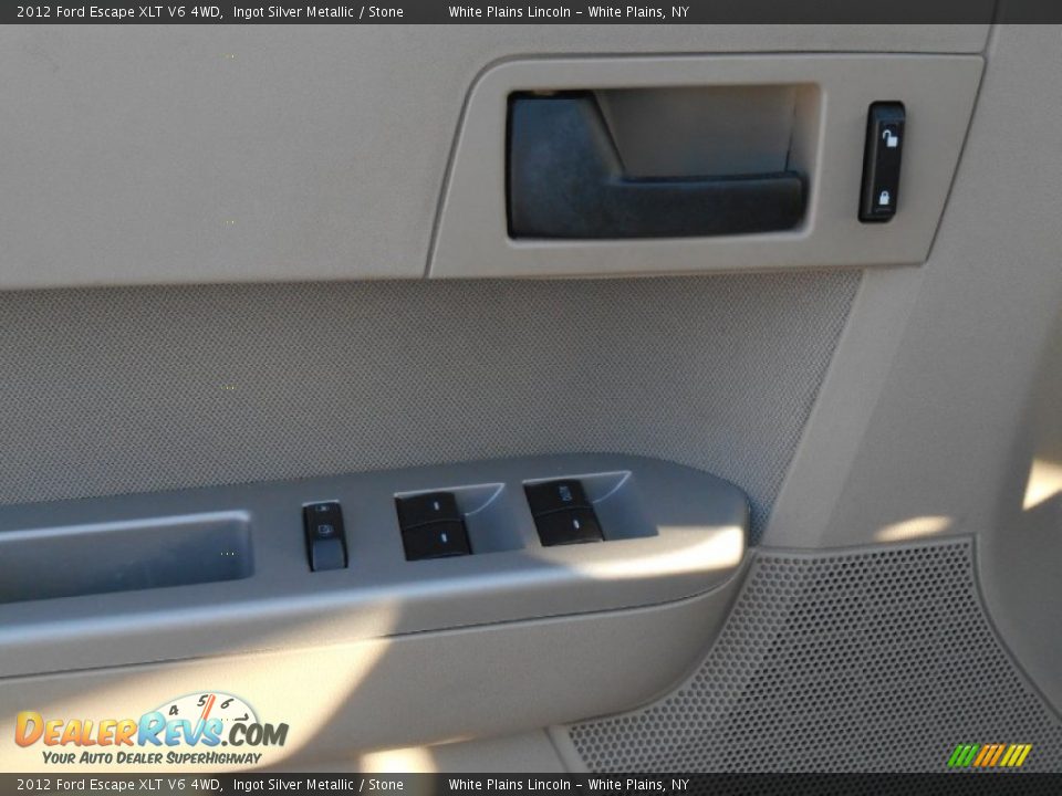 2012 Ford Escape XLT V6 4WD Ingot Silver Metallic / Stone Photo #13