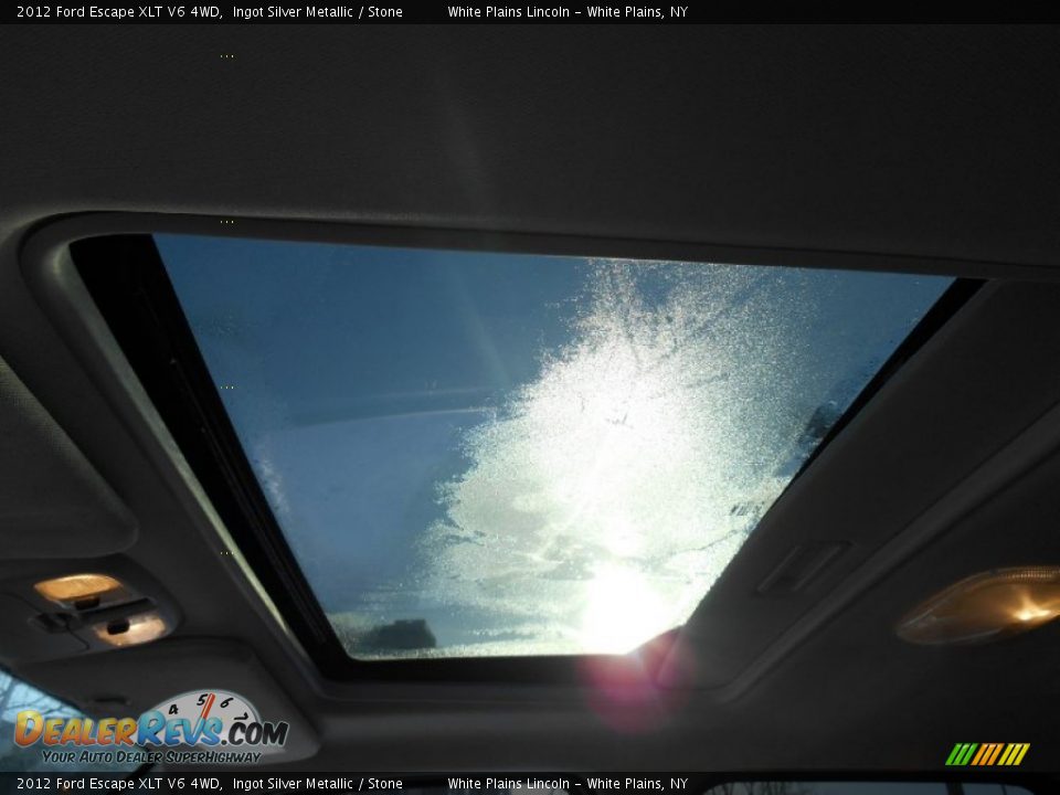 2012 Ford Escape XLT V6 4WD Ingot Silver Metallic / Stone Photo #15