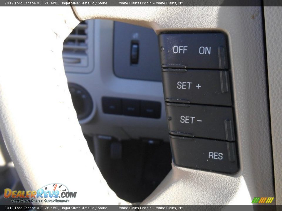 2012 Ford Escape XLT V6 4WD Ingot Silver Metallic / Stone Photo #18