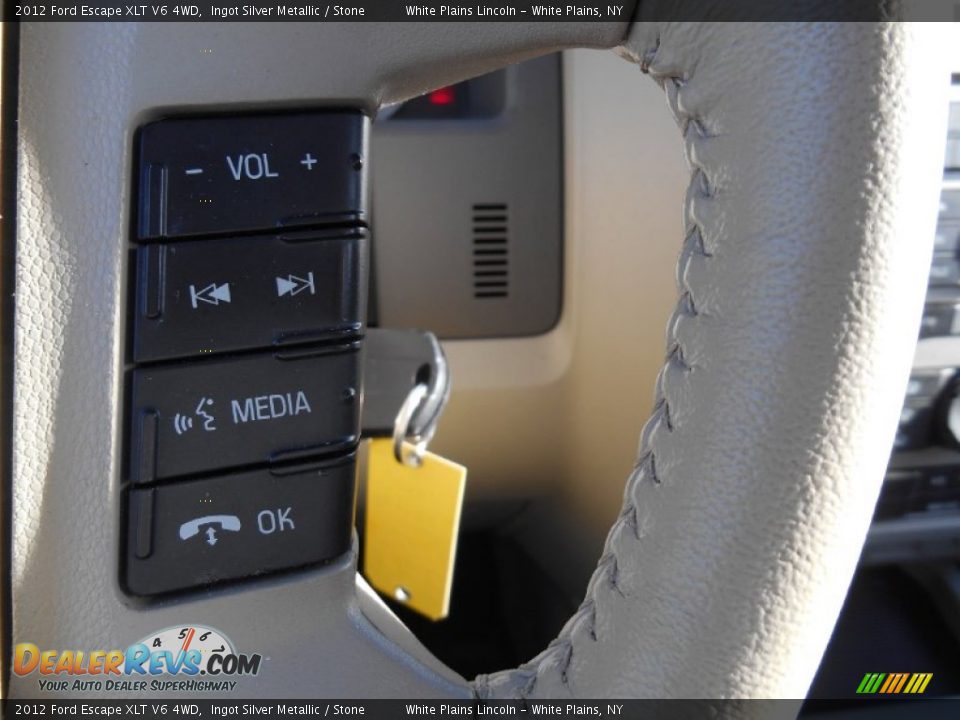 2012 Ford Escape XLT V6 4WD Ingot Silver Metallic / Stone Photo #19