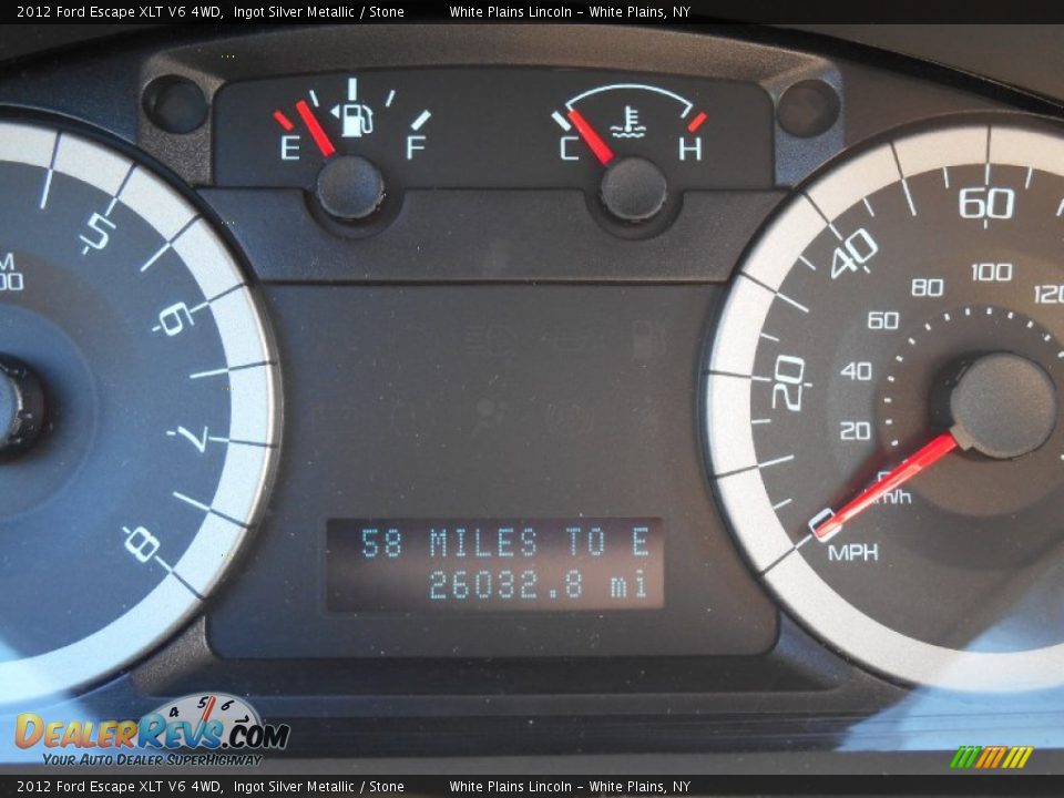 2012 Ford Escape XLT V6 4WD Ingot Silver Metallic / Stone Photo #20