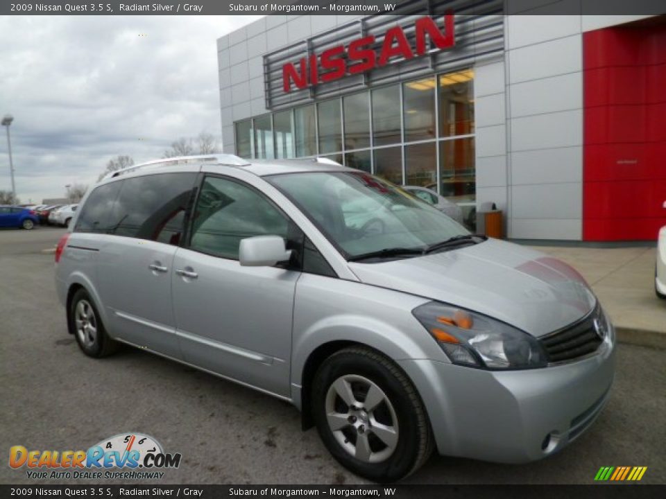 2009 Nissan Quest 3.5 S Radiant Silver / Gray Photo #1