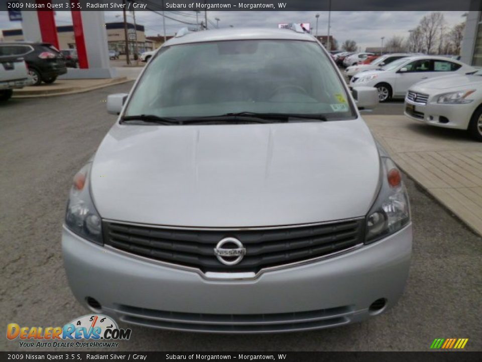 2009 Nissan Quest 3.5 S Radiant Silver / Gray Photo #2