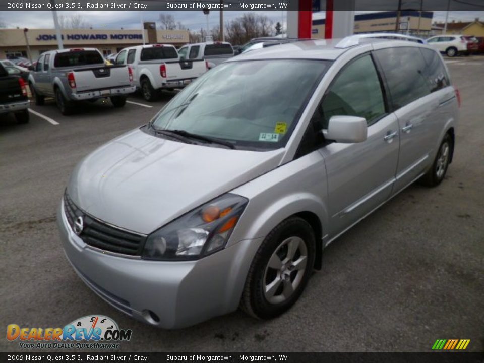 2009 Nissan Quest 3.5 S Radiant Silver / Gray Photo #3