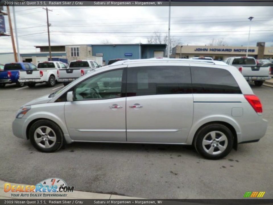 2009 Nissan Quest 3.5 S Radiant Silver / Gray Photo #8