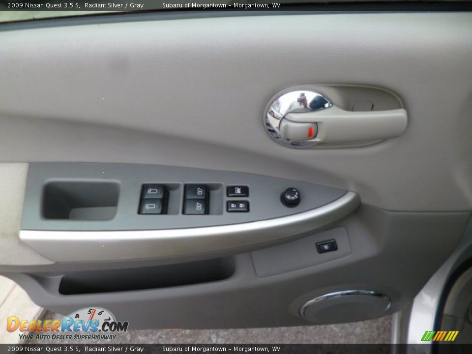 2009 Nissan Quest 3.5 S Radiant Silver / Gray Photo #17