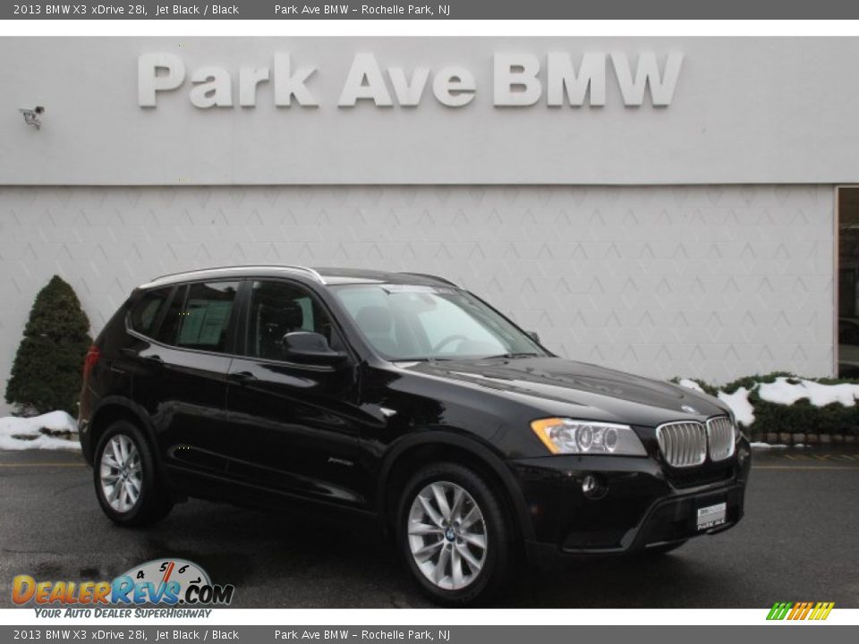 2013 BMW X3 xDrive 28i Jet Black / Black Photo #1