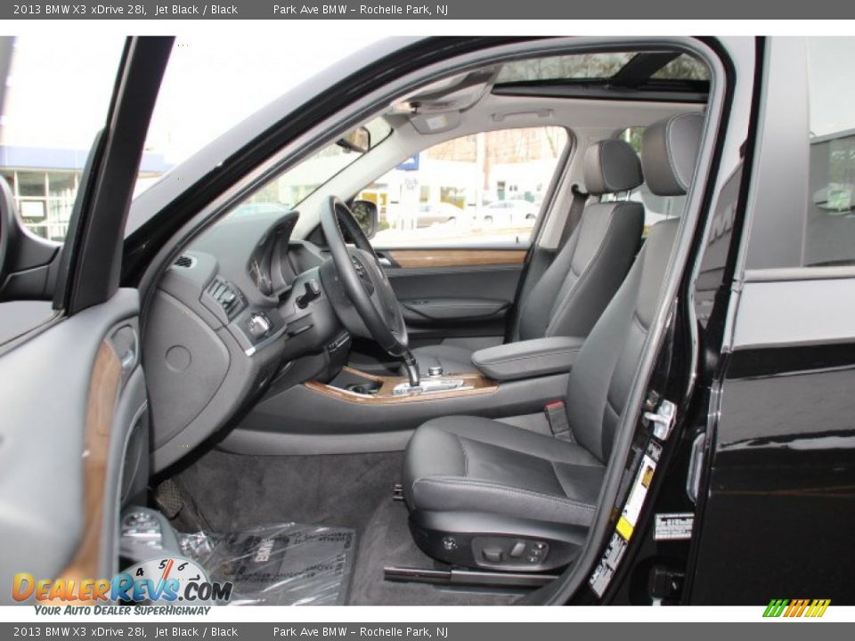 2013 BMW X3 xDrive 28i Jet Black / Black Photo #10