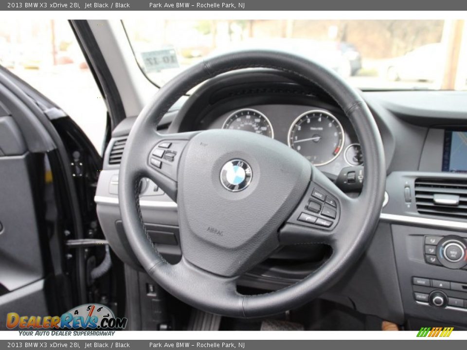 2013 BMW X3 xDrive 28i Jet Black / Black Photo #15