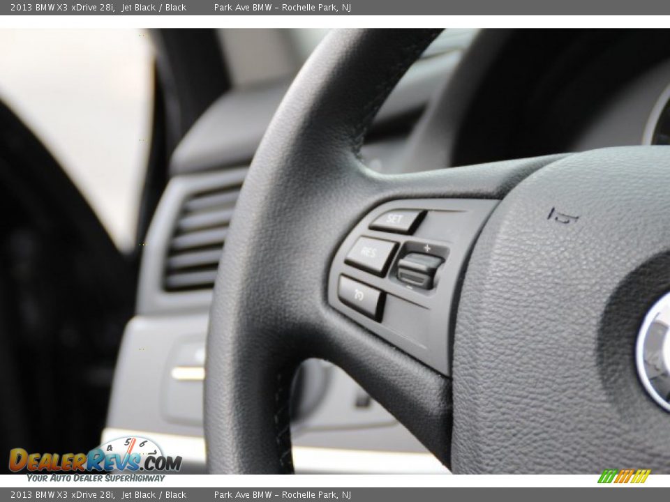 2013 BMW X3 xDrive 28i Jet Black / Black Photo #16