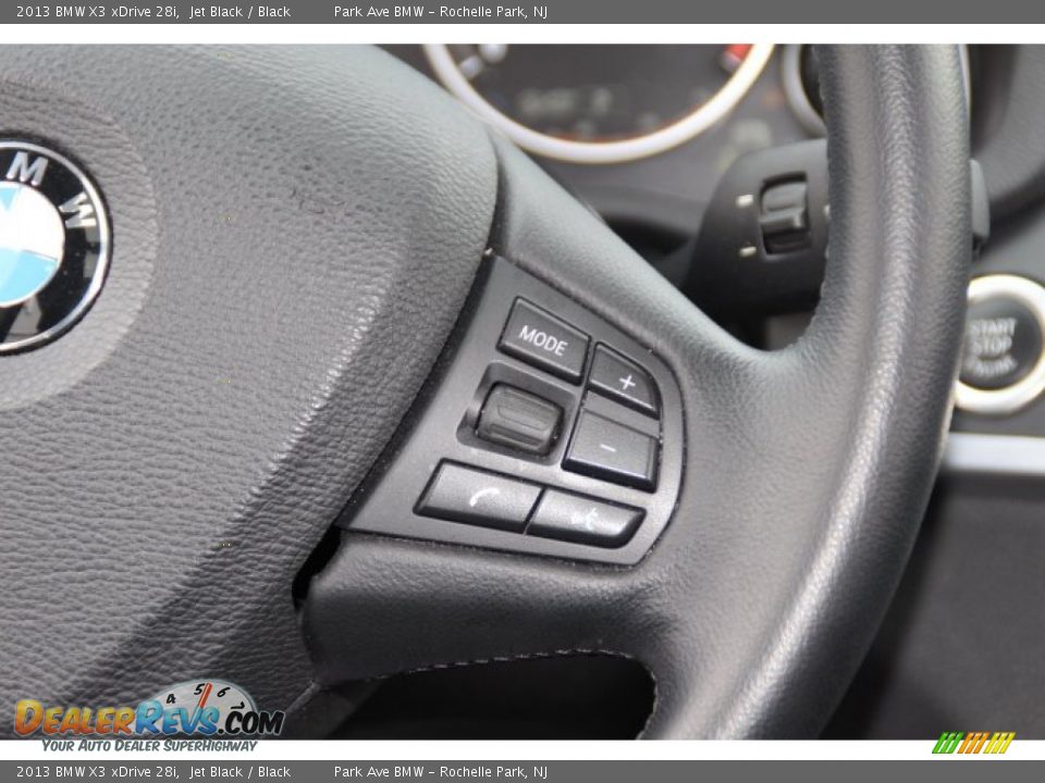 2013 BMW X3 xDrive 28i Jet Black / Black Photo #17