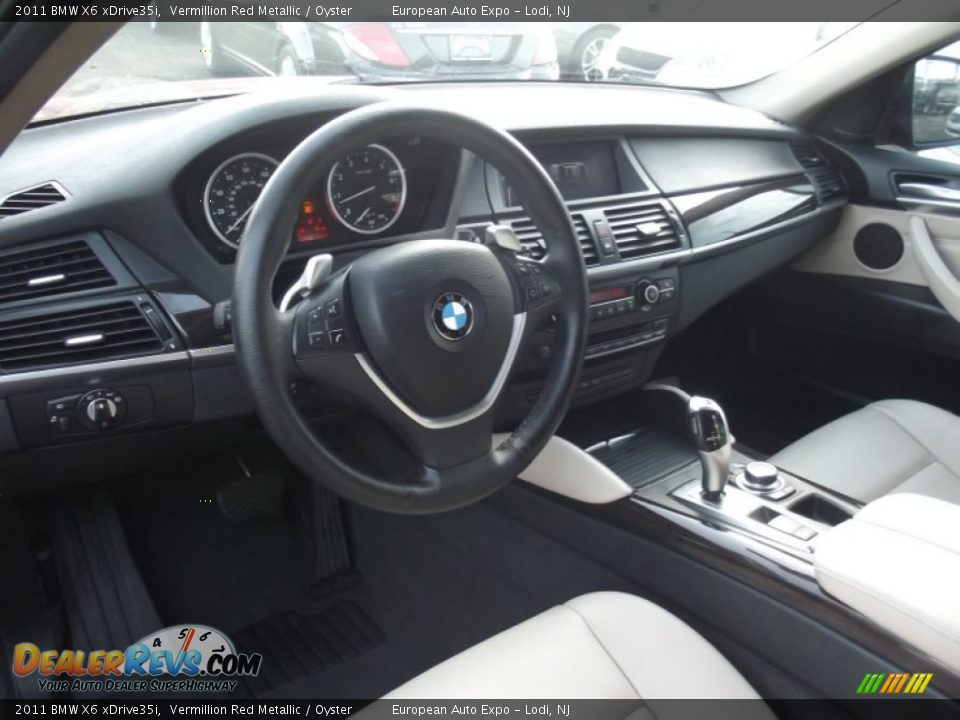 2011 BMW X6 xDrive35i Vermillion Red Metallic / Oyster Photo #8