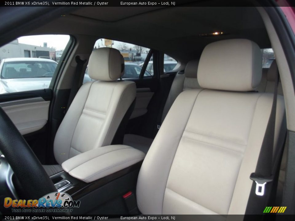 2011 BMW X6 xDrive35i Vermillion Red Metallic / Oyster Photo #9