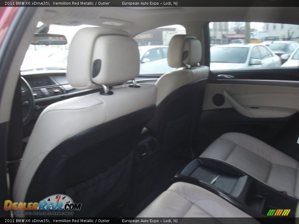 2011 BMW X6 xDrive35i Vermillion Red Metallic / Oyster Photo #10
