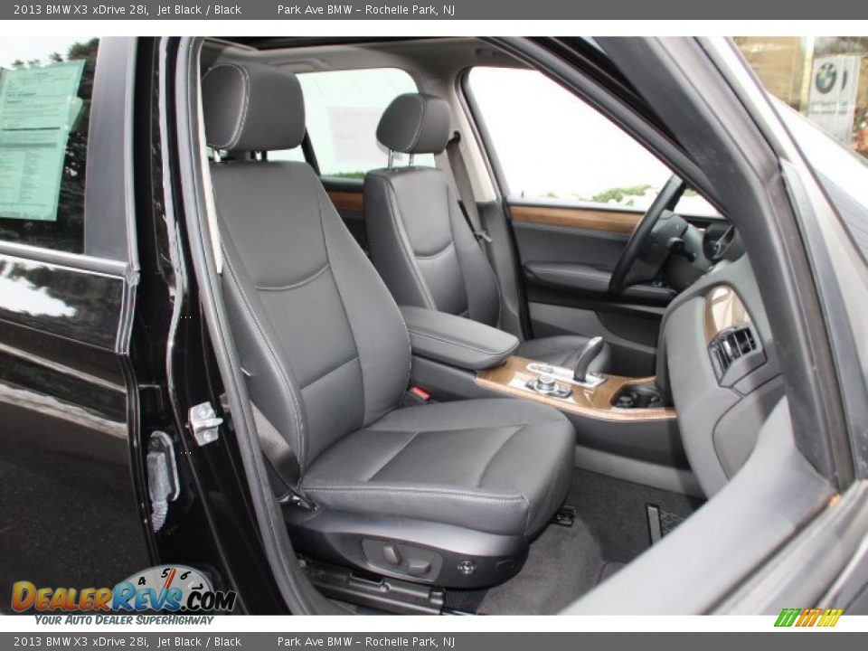 2013 BMW X3 xDrive 28i Jet Black / Black Photo #27