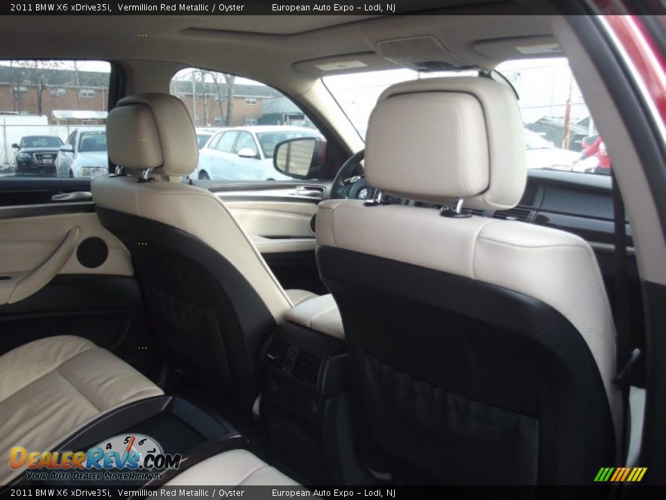 2011 BMW X6 xDrive35i Vermillion Red Metallic / Oyster Photo #12