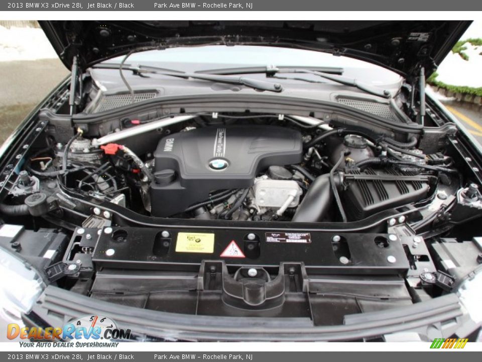 2013 BMW X3 xDrive 28i Jet Black / Black Photo #28