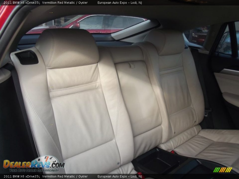 2011 BMW X6 xDrive35i Vermillion Red Metallic / Oyster Photo #13