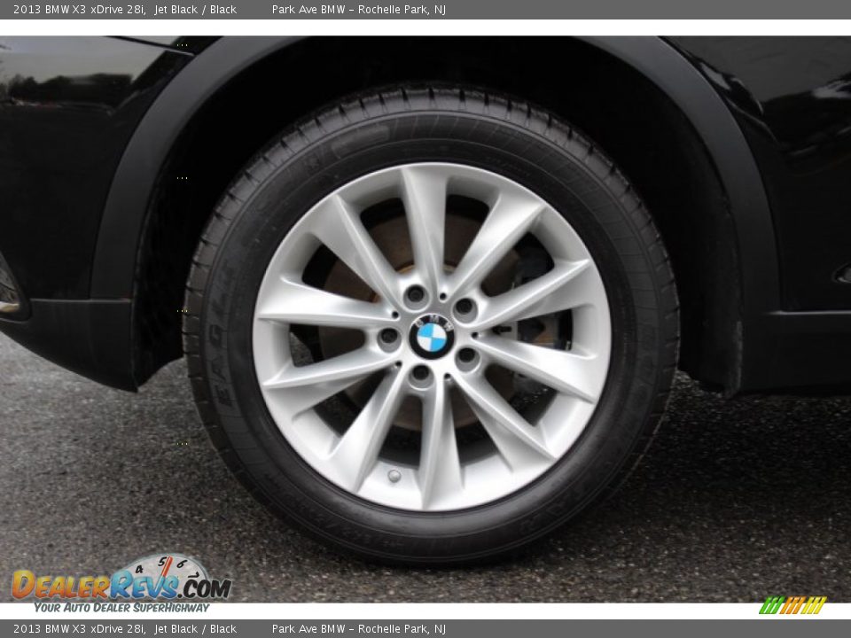 2013 BMW X3 xDrive 28i Jet Black / Black Photo #30