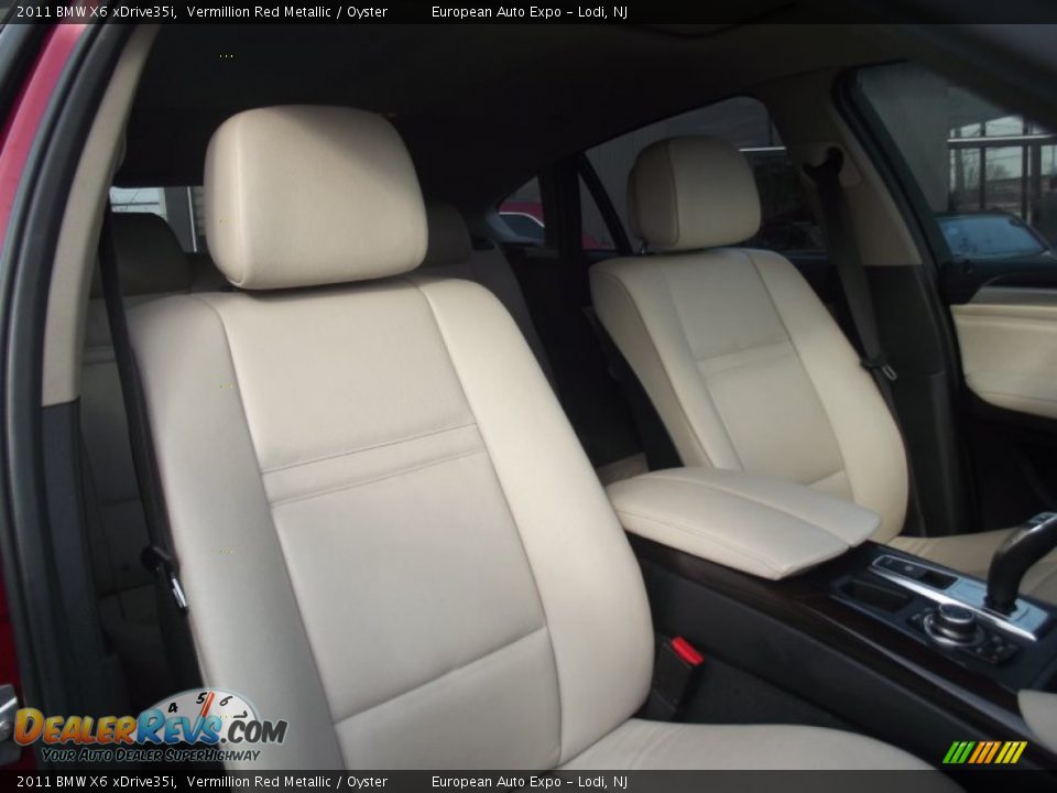 2011 BMW X6 xDrive35i Vermillion Red Metallic / Oyster Photo #15