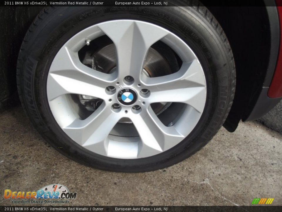 2011 BMW X6 xDrive35i Vermillion Red Metallic / Oyster Photo #16