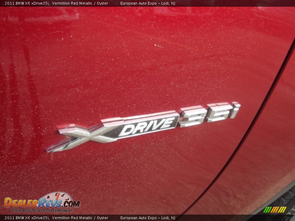 2011 BMW X6 xDrive35i Vermillion Red Metallic / Oyster Photo #17