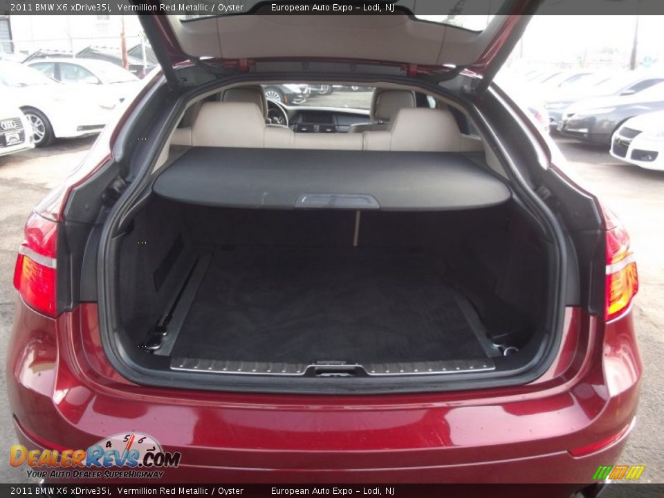 2011 BMW X6 xDrive35i Vermillion Red Metallic / Oyster Photo #18