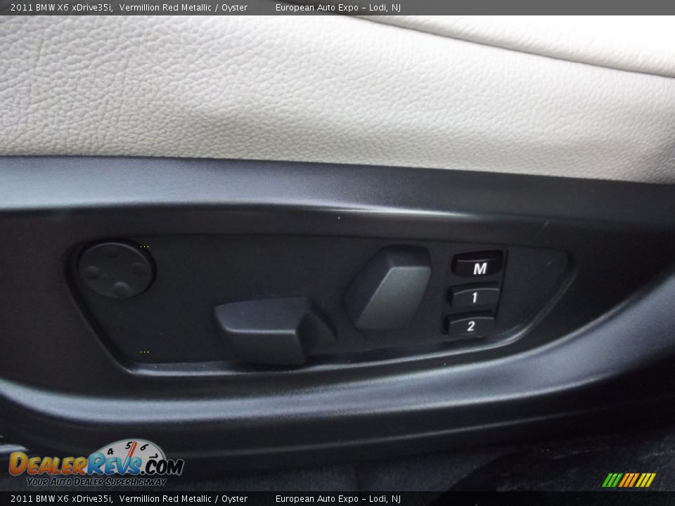 2011 BMW X6 xDrive35i Vermillion Red Metallic / Oyster Photo #21