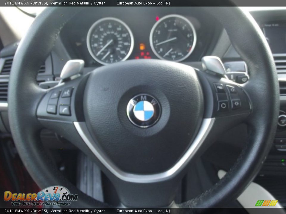 2011 BMW X6 xDrive35i Vermillion Red Metallic / Oyster Photo #23