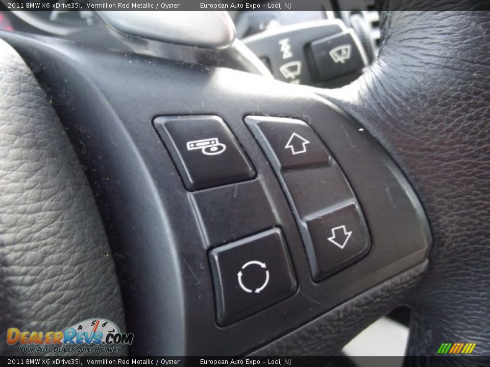 2011 BMW X6 xDrive35i Vermillion Red Metallic / Oyster Photo #24