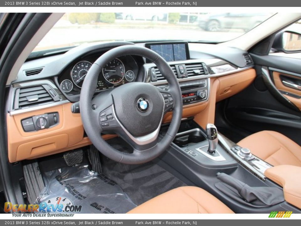 Saddle Brown Interior - 2013 BMW 3 Series 328i xDrive Sedan Photo #9