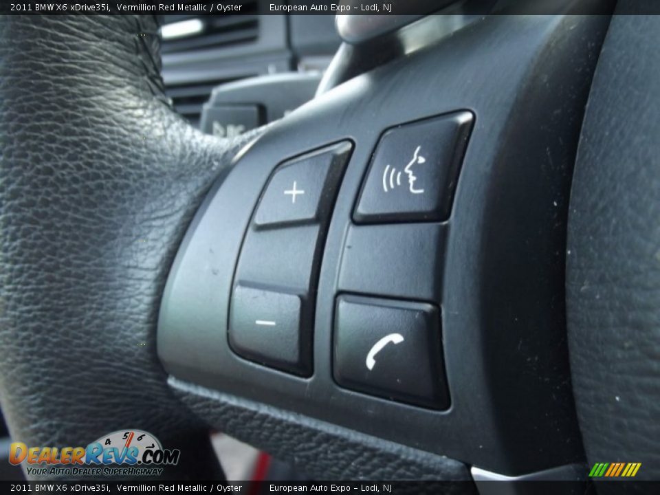 2011 BMW X6 xDrive35i Vermillion Red Metallic / Oyster Photo #25
