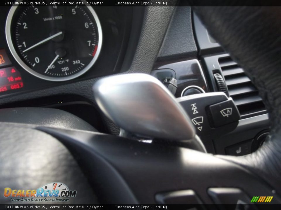 2011 BMW X6 xDrive35i Vermillion Red Metallic / Oyster Photo #26