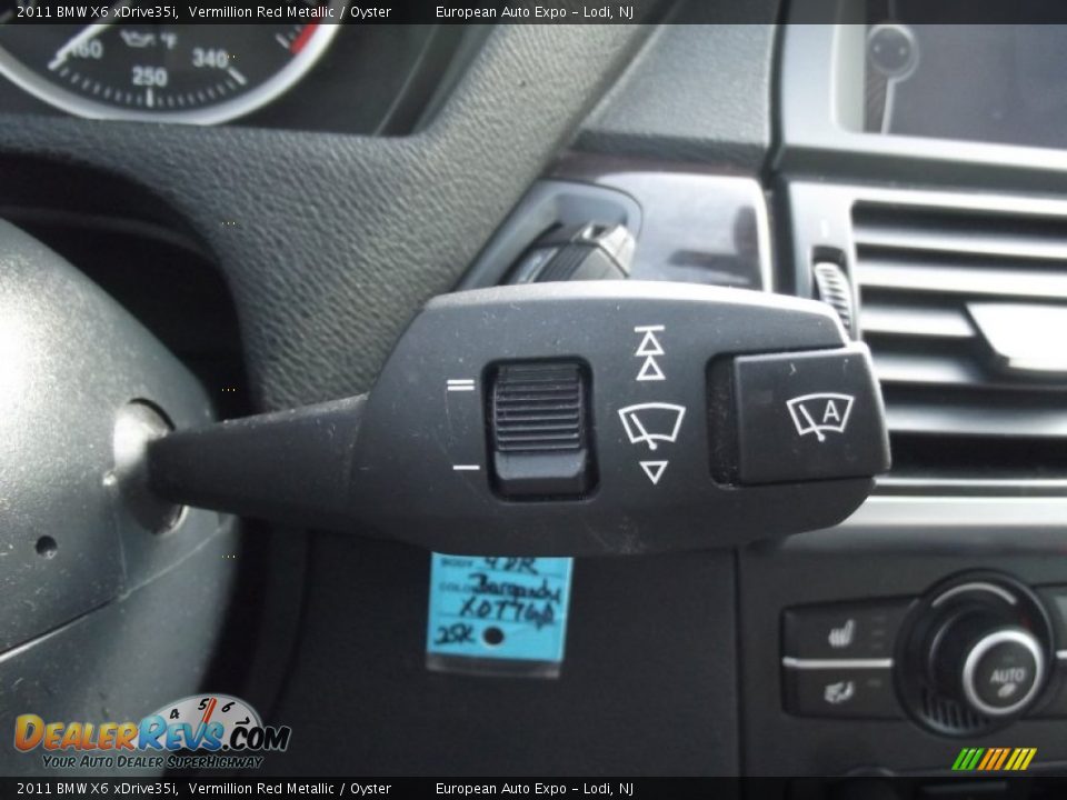 2011 BMW X6 xDrive35i Vermillion Red Metallic / Oyster Photo #28